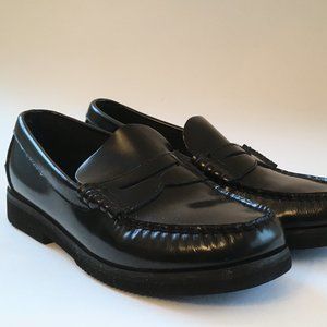 Buster Brown Boy's Penny Loafers sz 3-1/2 black